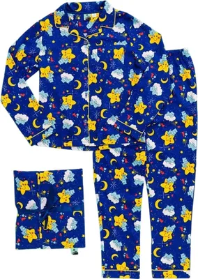 Obrázek produktu pro Care Bears - Dámské pyžamo s dlouhými kalhotami TT287 (M Regular) (modrá)