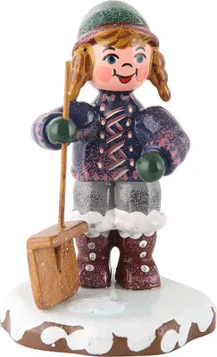 Immagine prodotto di Hubrig Volkskunst "Winterkinder - Schneefeger 6 cm