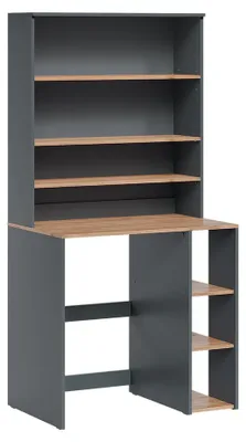 Produktbild von Waschmaschinenschrank Vicco Viktor Anthrazit/Goldkraft Eiche 93.6 x 88.2 cm 2 Teile mit Regal, Model 60719