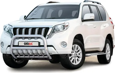 Produktbild von Frontbügel Frontschutzbügel für Toyota Land Cruiser 150 2013-17 ABE Stahl Silber