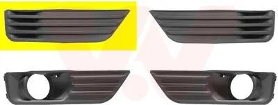 Produktbild von VAN WEZEL Lüftungsgitter Grill Stoßfänger für FORD Focus II Schrägheck (DA, HCP, DP)