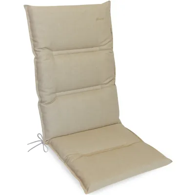 Produktbild von Herlag Hochlehner-Auflage Greta 120x50x7cm Natur, Green-Line: Bezug aus 100% recyceltem Polyester, Sitzauflage mit Fleck- & UV-Schutz