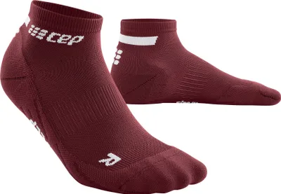 Produktbild von CEP THE RUN low cut socks men dark red | WP3A8R, Größe:3