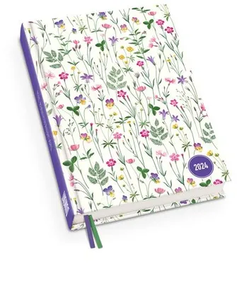Produktbild von Lovely Flowers Taschenkalender 2024 - Blumen-Design - Terminplaner mit Wochenkalendarium - Format 11,3 x 16,3 cm