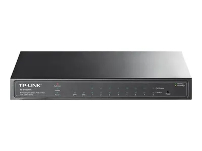 Image de TP-LINK TL-SG2210P 8-Port Gigabit Smart PoE Switch with 2 SFP Slots - Commutateur - géré - 8 x 10/100/1000 + 2 x SFP - Ordinateur de bureau - PoE (53 W)