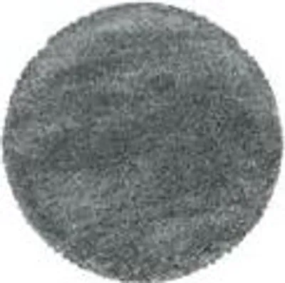 Produktbild von Weicher Hochflor-Teppich mit dichter Struktur - gemütliches Wohnaccessoire für moderne Räume, Größe: 160 cm Rund, Farbe: Hellgrau