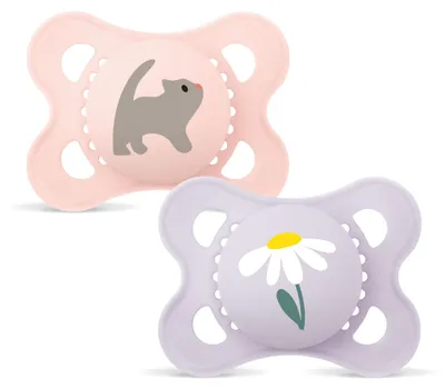 Produktbild von Original matt Latex, 0-6 Mon., 2 Stk, Katze / Blume
