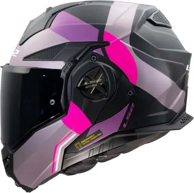 Immagine prodotto di Casco modulare reversibile LS2 FF901 ADVANT-X Ultra Matt Grey Purple taglia XXL