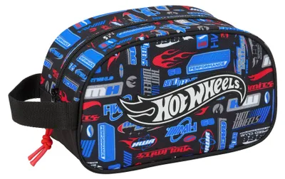 Produktbild von Safta Hot Wheels Challenger Kulturbeutel Schwarz Schwarz One Size