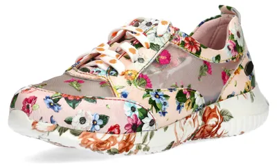 Produktbild von Laura Vita Damen Plateau Sneaker bestickt transperent JOCTAO 26, Größe:39 EU, Farbe:Rosa