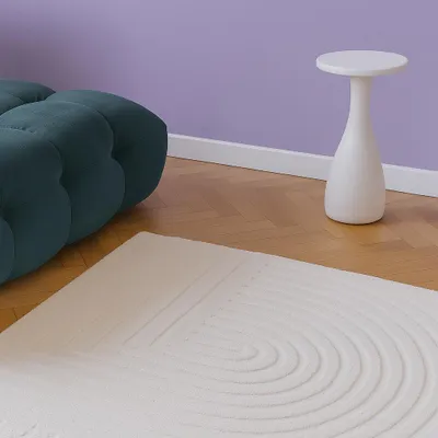 Produktbild von Luxus Super Soft Fellteppich Glamour Modern Weiss Modern, Größe:80x150 cm
