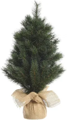 Produktbild von Künstlicher Weihnachtsbaum klein im Jutesack 60 cm