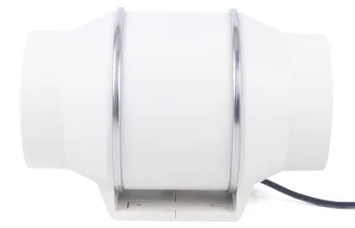 Image de Ventilateur d'extraction, 220 V, montage en ligne, fonctionnement silencieux, BLANC, UE