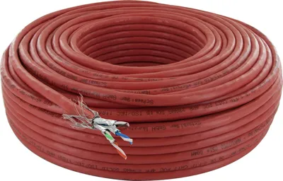 Produktbild von Schwaiger NWKU7050 051, 50 m, Cat7, S/FTP (S-STP), Rot