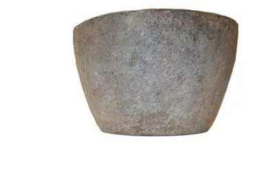 Produktbild von HBX Blumentopf-Pflanzgefäß Composite Grau L 42 cm x B 22 cm H 21 cm