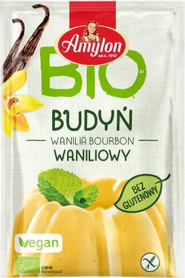 BUDYŃ WANILIOWY BEZGLUTENOWY BIO 40 g - AMYLON