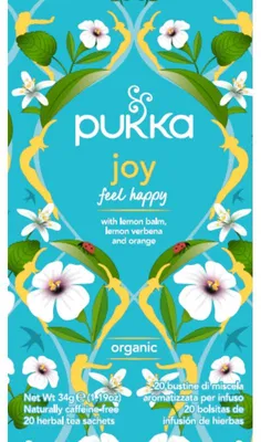 Image de TisanePukka Joy, 20 sachets, 34g - vegan, naturelle, aromatique
