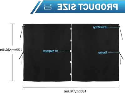 Sichtschutz für Auto Frontscheibe - Verdunkelnde Sonnenblende für Vorder- und Heckscheiben, Abnehmbare Magnetische