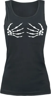 Produktbild von Grabbing Death Top Damen Grabbing Death schwarz Rockwear 100% Baumwolle L