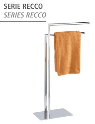 Produktbild von WENKO Handtuch Ständer Halter Stange Freistehend RECCO 2 Arme Bad Gäste WC