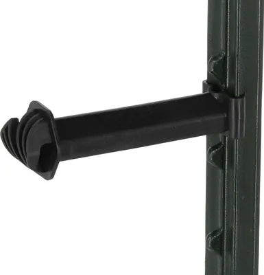 Produktbild von T-Pfosten Abstandsisolator schwarz, 25 Stück