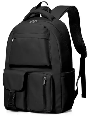 Produktbild von Schulrucksack Mädchen Jungen Rucksack Schule Teenager Wasserdicht Laptop 45x30x14cm Schwarz