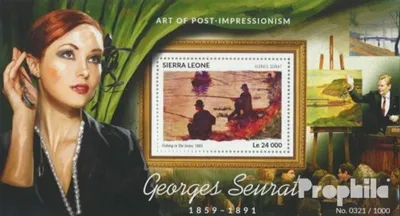 Produktbild von Briefmarken Sierra Leone 2015 Mi Block 828 (kompl. Ausg.) postfrisch George Seurat