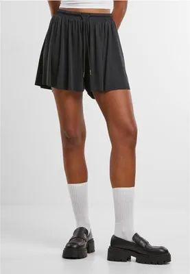 Produktbild von Urban Classics Short Damen Ladies Jersey Skort schwarz S