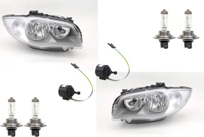 Immagine prodotto di Johns, fari adatti per BMW 1 E81 E87 04-07 con H7 sinistra destra incl. servomotore 63126924485 6924485 63116938563 63117207574 6938563 7207574 63
