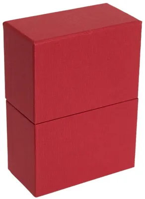 Produktbild von HNFD Fotobox Parda rot 11 x 5,5 x 16 cm für 200–300 Fotos im Format 10 x 15 cm