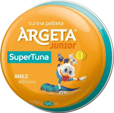 Produktbild von GLUTENFREIE THUNFISCHPASTE JUNIOR 95 g – ARGETA