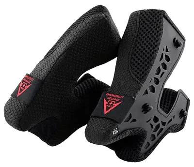 Produktbild von Troy Lee Designs Se5 Composite Wangenpolster Schwarz S Schwarz S