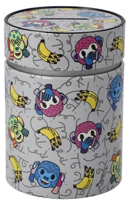 Produktbild von Goebel Spardose emoji by BRITTO - Three wise monkeys, Metall, Bunt, 11 cm, 66460041