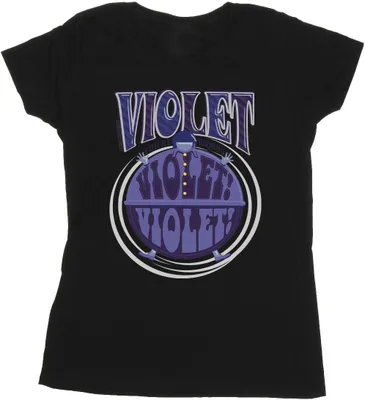 Produktbild von Willy Wonka - "Violet Turning Violet" T-Shirt für Damen BI51078 (S) (Schwarz)