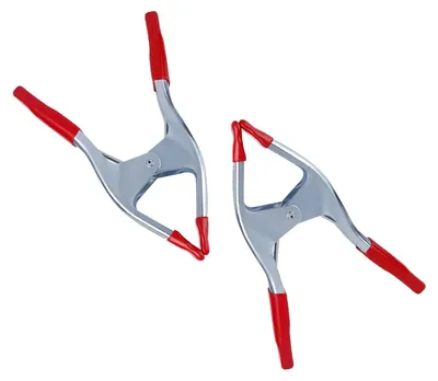 2er-Set 9-Zoll-Veerklemmen, Metall, PVC-beschichtet, 230 mm