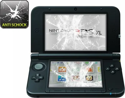 Produktbild von 6x Panzerfolie für Nintendo 3DS XL ANTI-SCHOCK Displayschutzfolie HD ULTRA KLAR