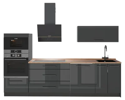 Immagine prodotto di Cucina componibile Vicco Fame-Line Antracite lucido/Antracite 280 cm, PL Rovere, Model 64652