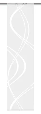 Produktbild von Schiebevorhang TIBERIO aus Dekostoff und Voile mit Scherli 245 x 60 cm