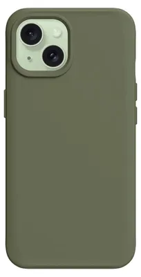 Image de Rhinoshield, coque SolidX pour iPhone 15, compatible avec la recharge sans fil, vert olive