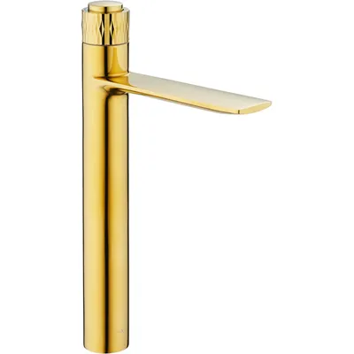 Zdjęcie produktu dla Mexen Zero+ bateria umywalkowa wysoka, złota - 71610-50