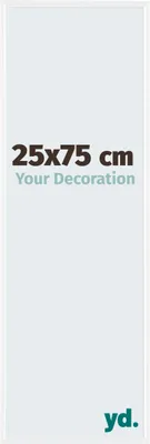 A vertical banner with text and a logo.