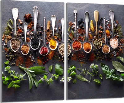 Produktbild von Glasschutzplatte für den Herd 2x30x52 Gewürze