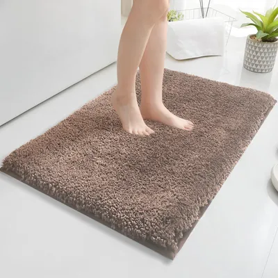Zdjęcie produktu dla Dywanik łazienkowy 50 x 80 cm, antypoślizgowy, chłonny, mikrofibra, prać w pralce, do łazienki
