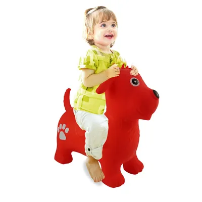 Produktbild von JAMARA Jumping Animal bouncer dog - Trichter Spielzeugtier - Junge/Mädchen - 1 Jahr(e) - Rot - 1,3 kg