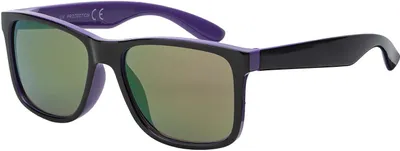 Produktbild von Jungen Mädchen Kinder Sonnen Brille Designer Modern Cool Abgefahren 30547 Lila-Schwarz