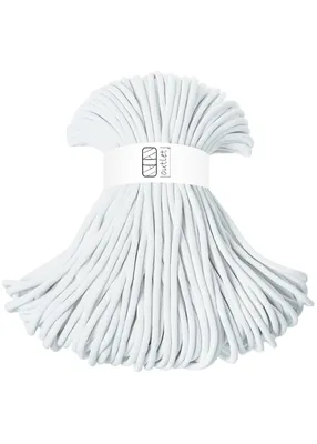 Produktbild von Weiß Baumwoll-Flechtkordel 9mm 100m OUTLET