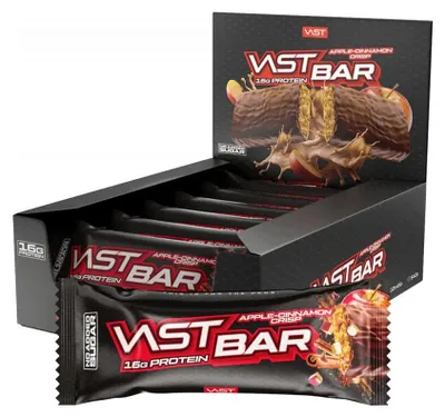 Produktbild von VAST VAST Bar (12x45g) Apple-Cinnamon Crisp - Riegel - Protein-Riegel