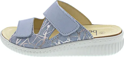 Produktbild von Belvida Pantolette Blau in Gr. 43