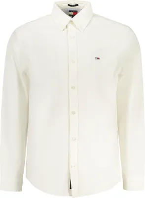 Produktbild von Weißes Herren Langarmhemd Regular Fit, Button-Down, nachhaltige Baumwolle