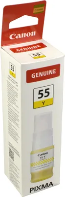 Produktbild von Canon GI-55 Y, Gelb, 40 ml, 1 Stück(e), 3000 Seiten, Einzelpackung